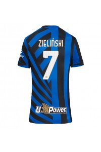 Fotbalové Dres Inter Milan Piotr Zielinski #7 Dámské Domácí Oblečení 2024-25 Krátký Rukáv